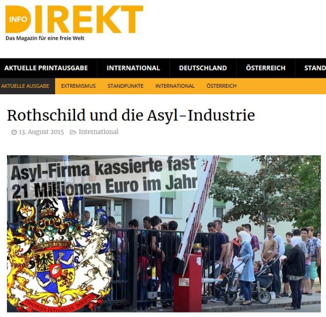 Rothschild und die Asyl-Industrie